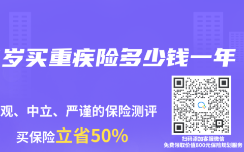 41岁买重疾险多少钱一年