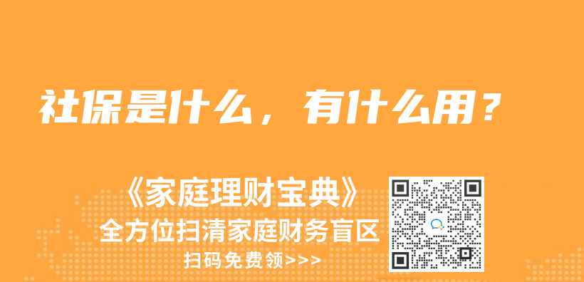 社保是什么，有什么用？插图